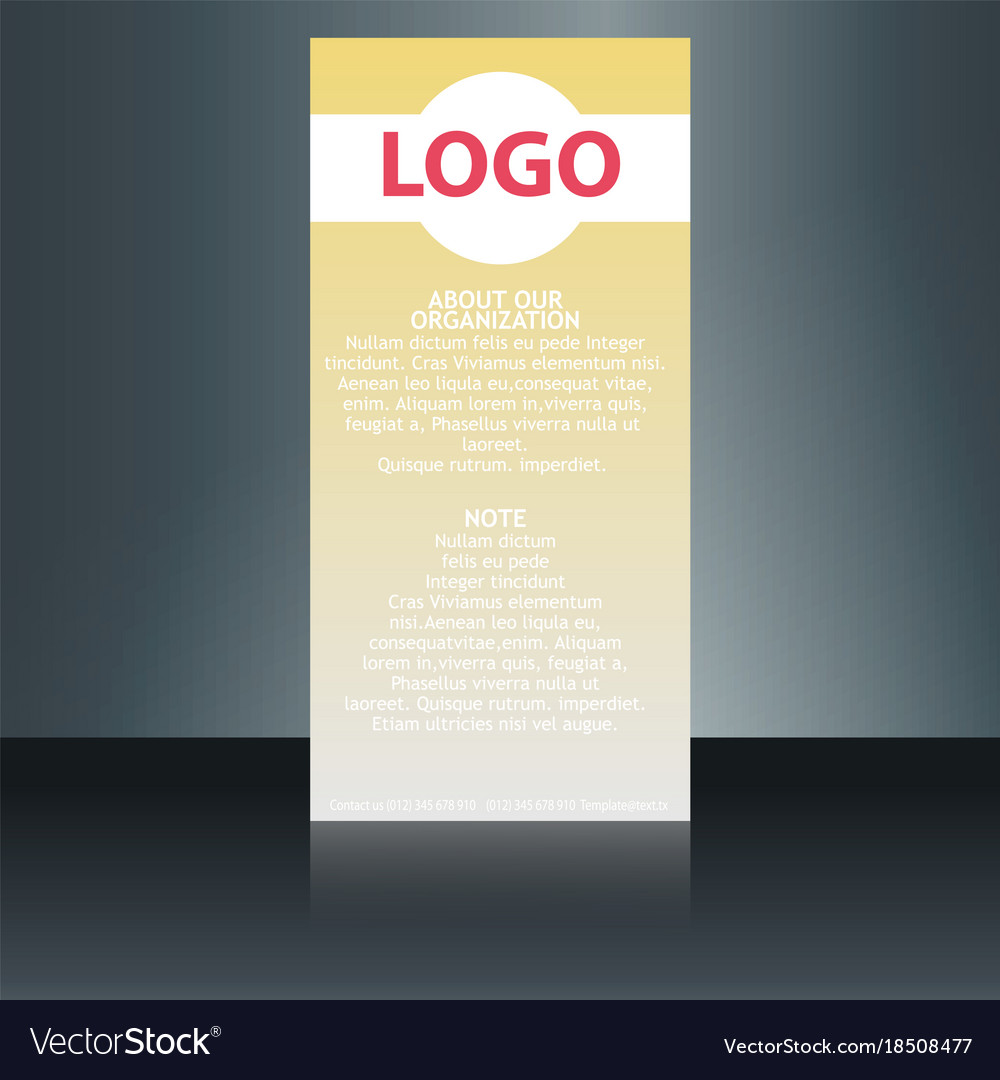 medical brochure flyer design template a4 size vector image