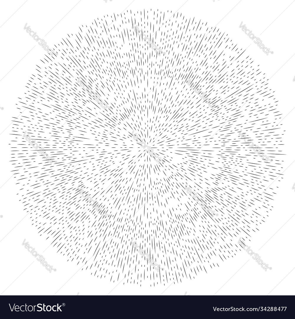 Radial radiating lines abstract burst element Vector Image Radial radiating lines abstract burst element
