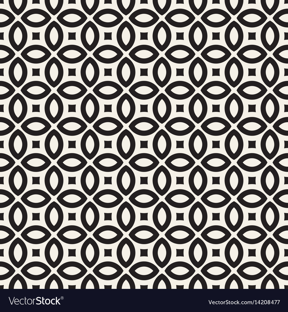 Rounded Geometric Line Pattern