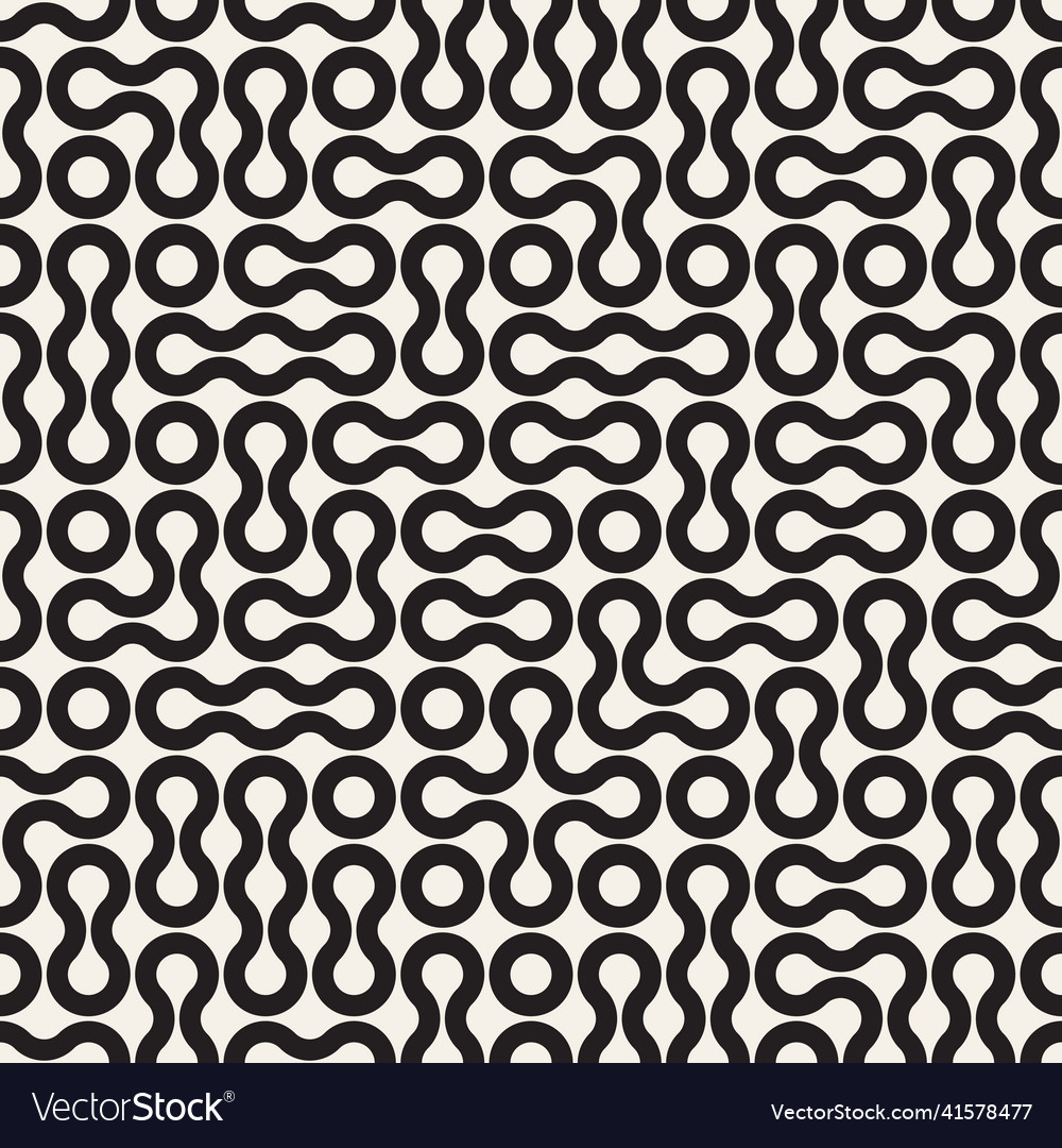 Seamless pattern repeating geometric elements vector image Seamless pattern repeating geometric elements