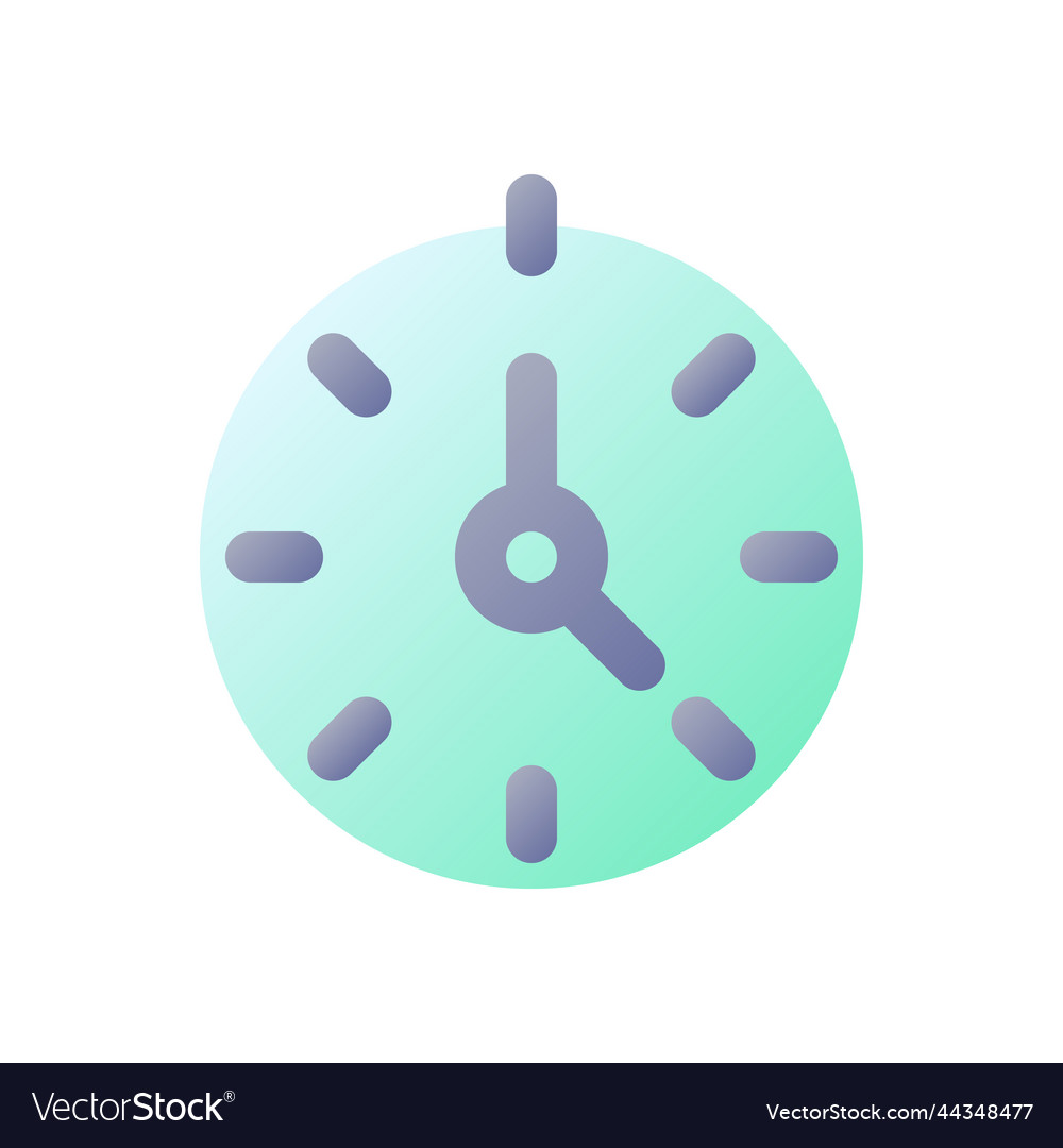 Stopwatch pixel perfect flat gradient color ui