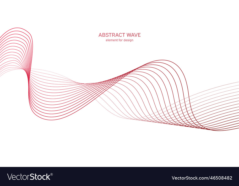 Abstract colorful wave element for design digital vector image Abstract colorful wave element for design digital