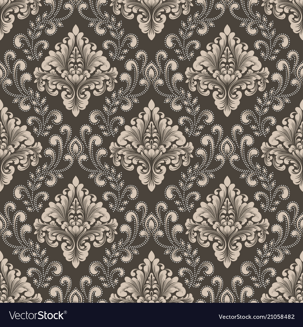 Damask Pattern Background