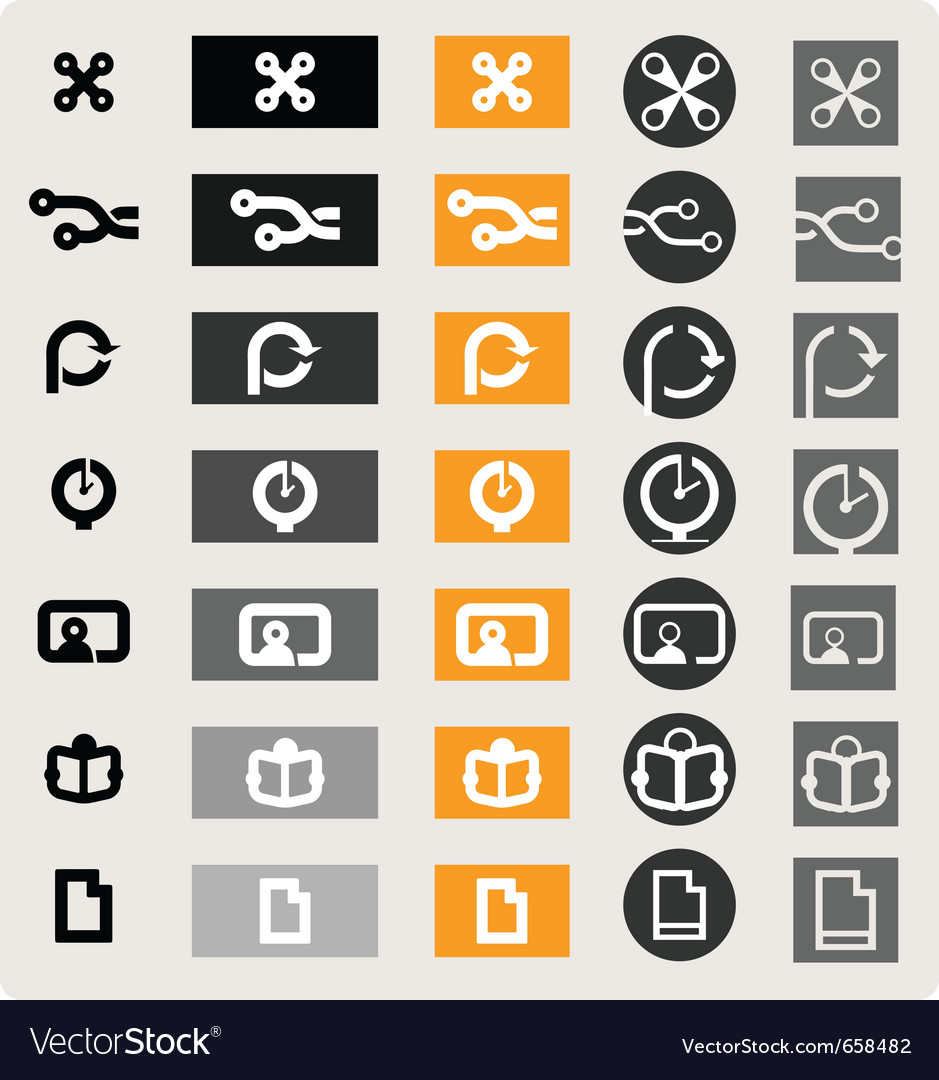 Modern Icon Set - Data Visualization