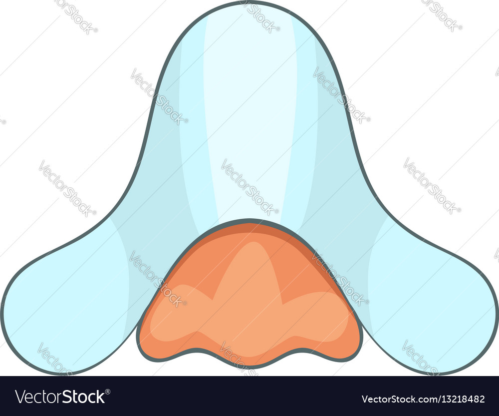 Nose clean strip icon cartoon style Royalty Free Vector Nose clean strip icon cartoon style Royalty Free Vector