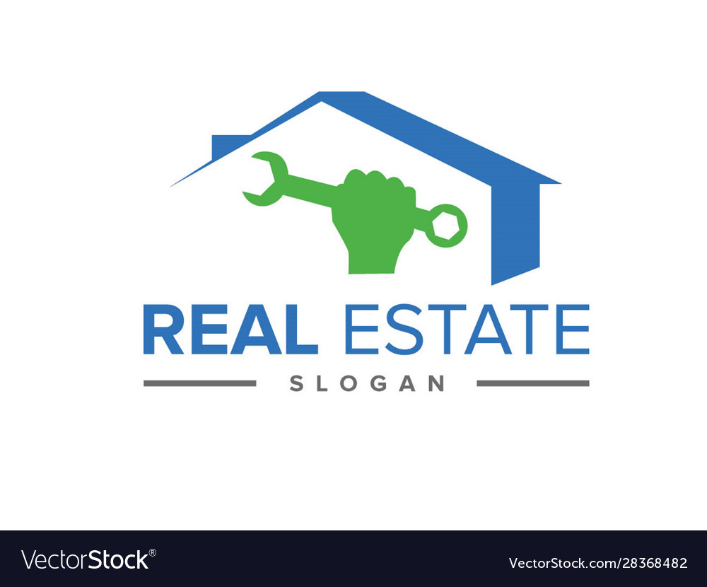 Real-estate-logo Royalty Free Vector Image - VectorStock