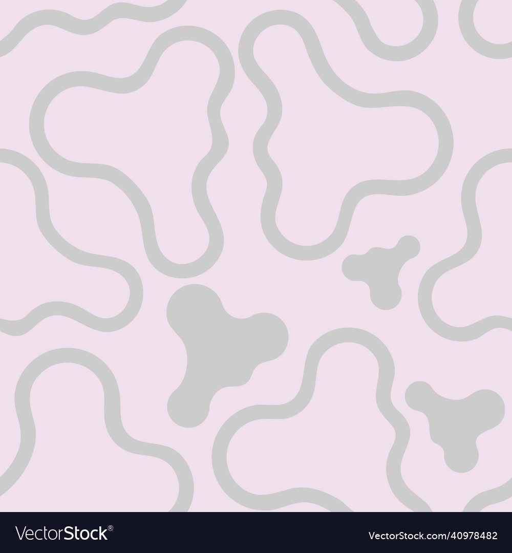 Seamless pattern smooth elements like clouds vector image Seamless pattern smooth elements like clouds