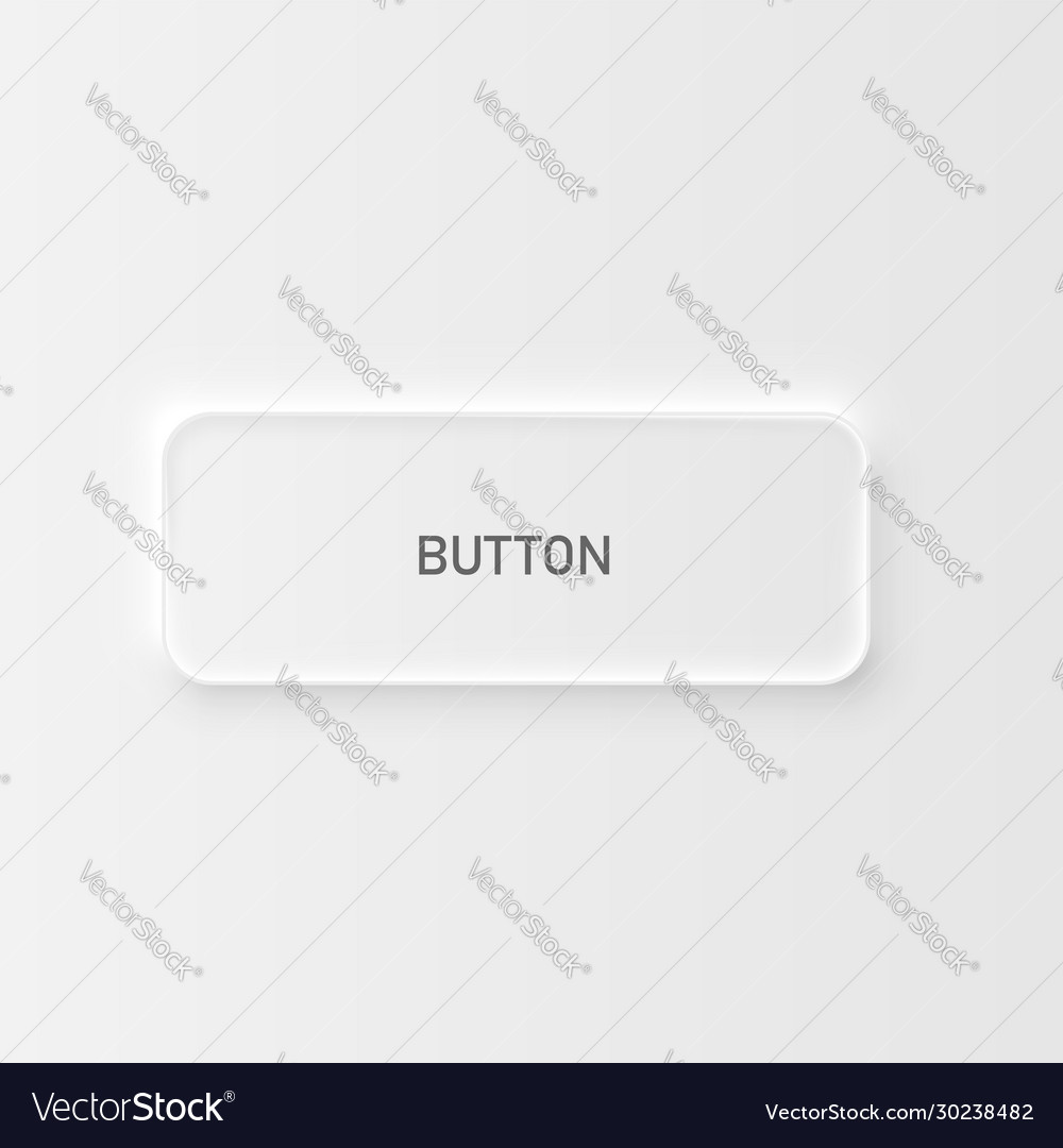 Very high detailed white user interface button
