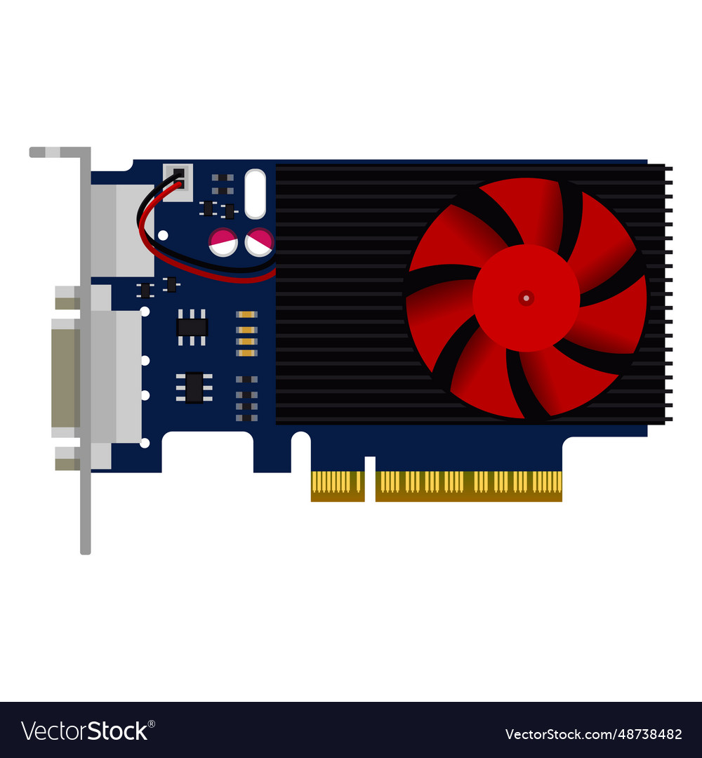 Vintage computer gpu with vga port