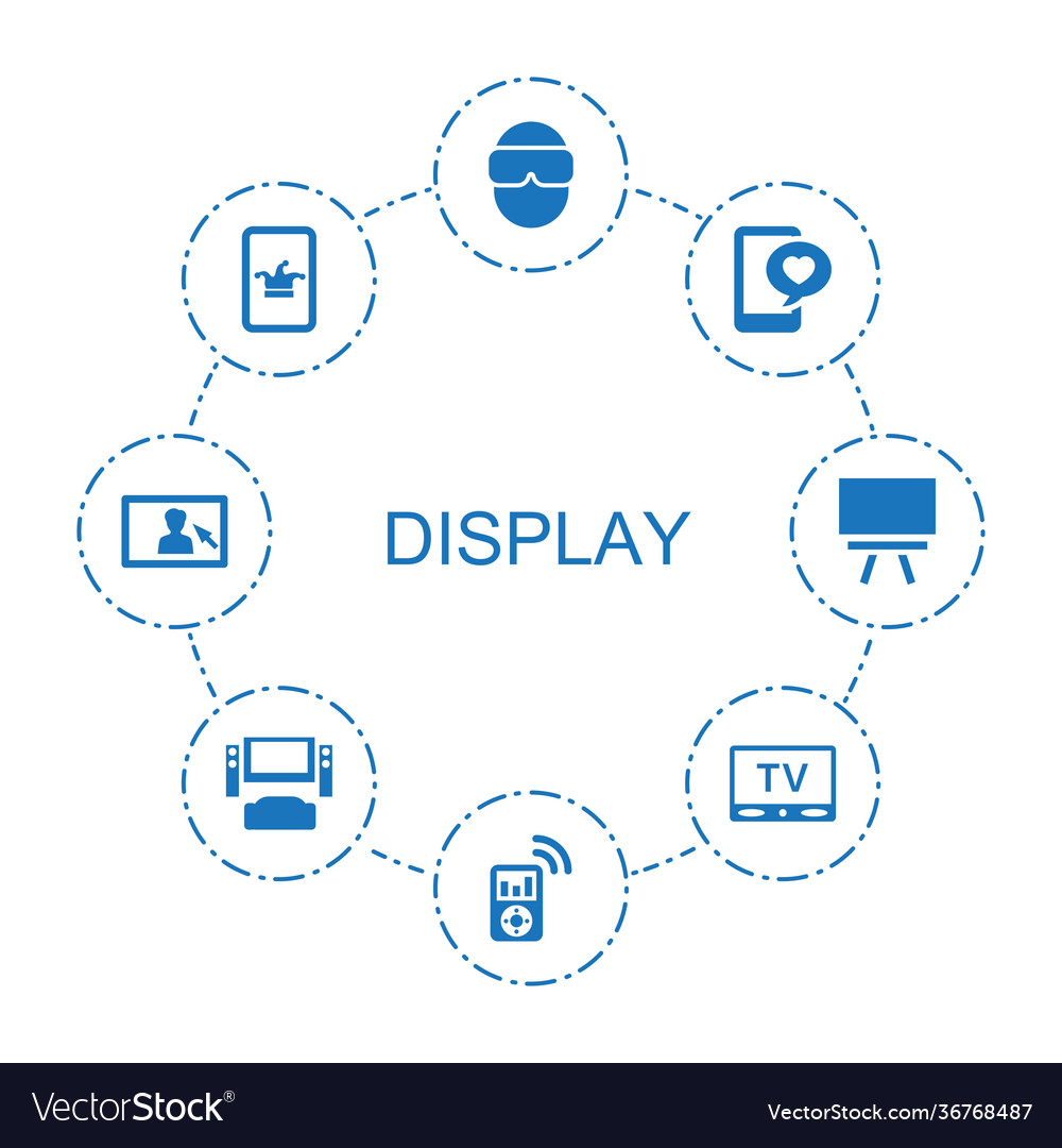 8 display icons