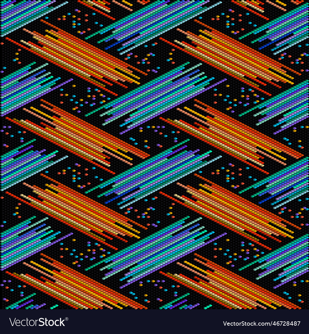 Abstract seamless pattern stylized as artificial