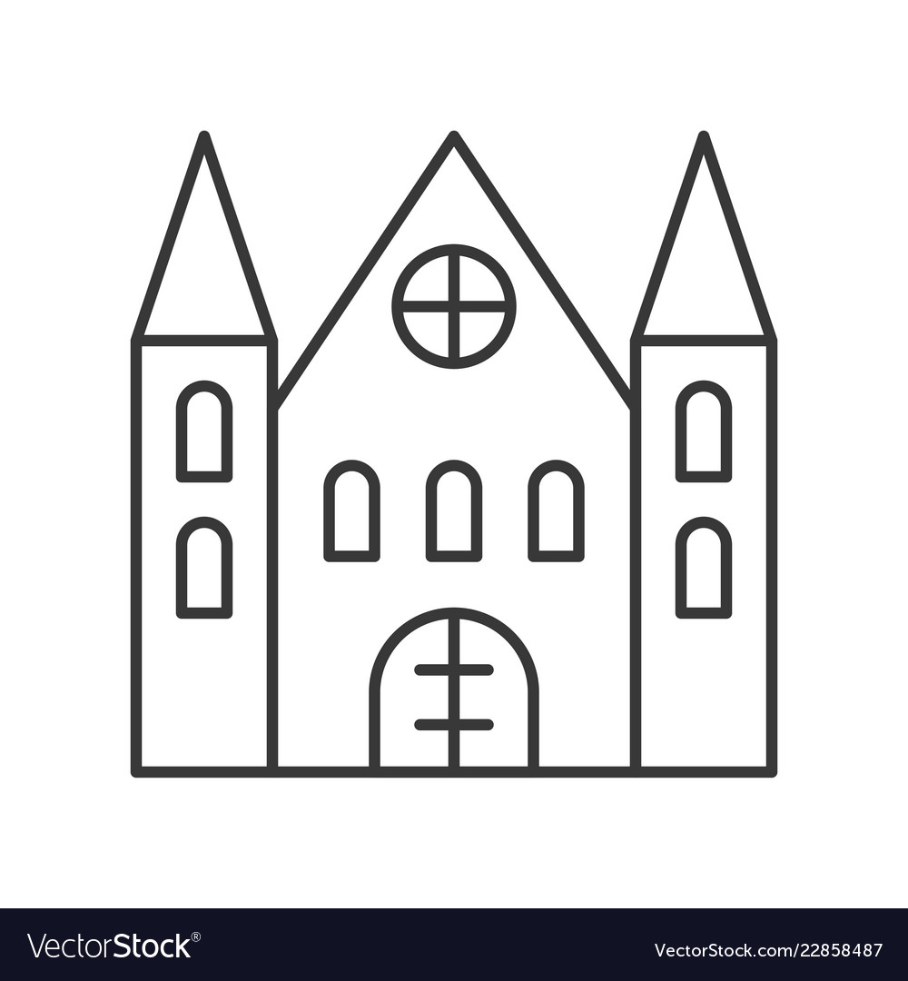 Creepy house or haunted castle halloween related Vector Image