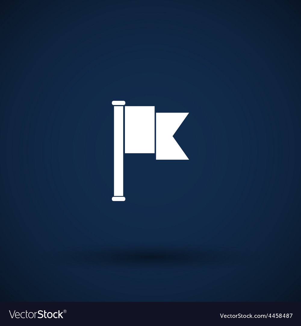 Flag icon mark map sign symbol element