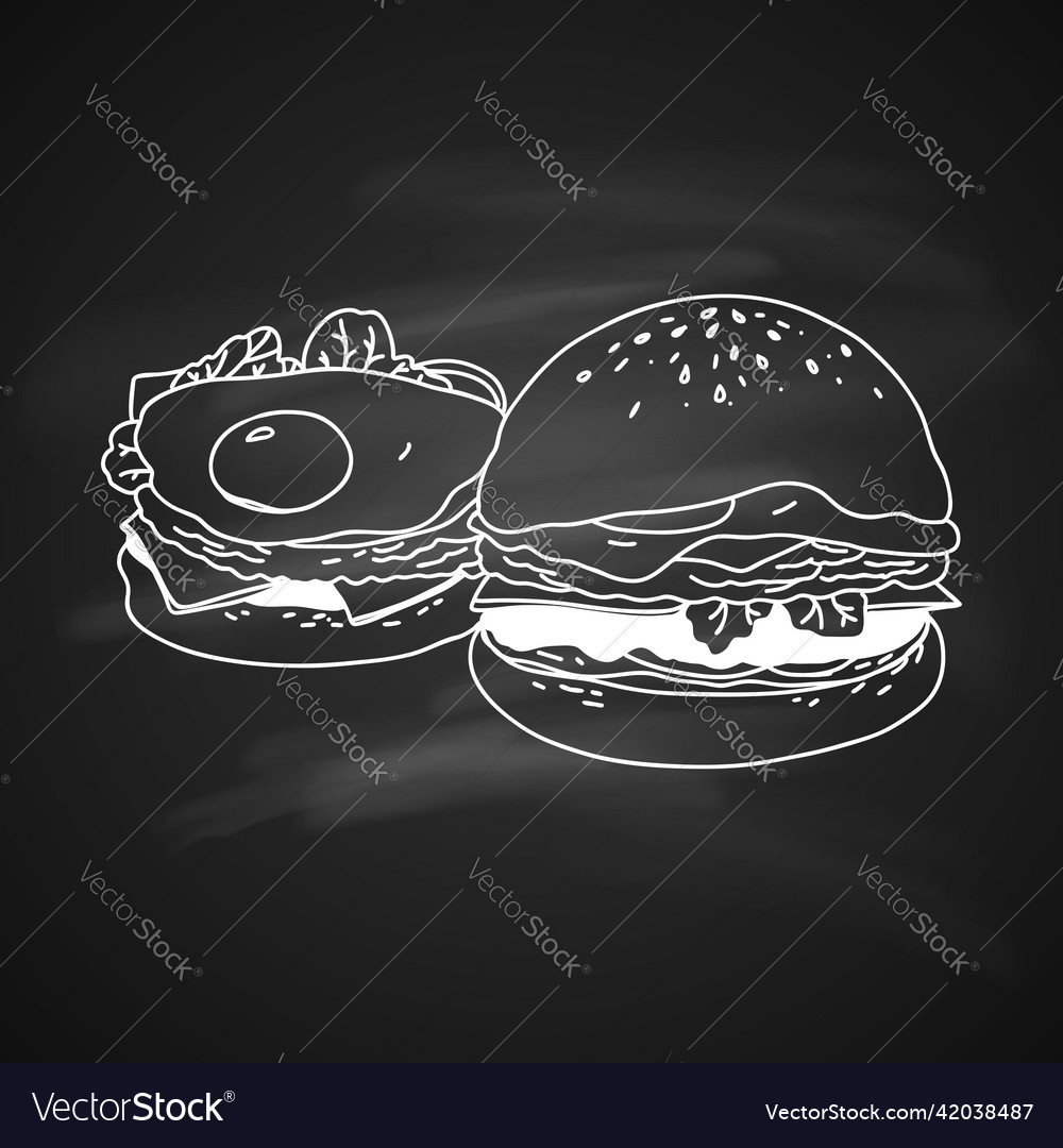 Food sketch vector image Food sketch