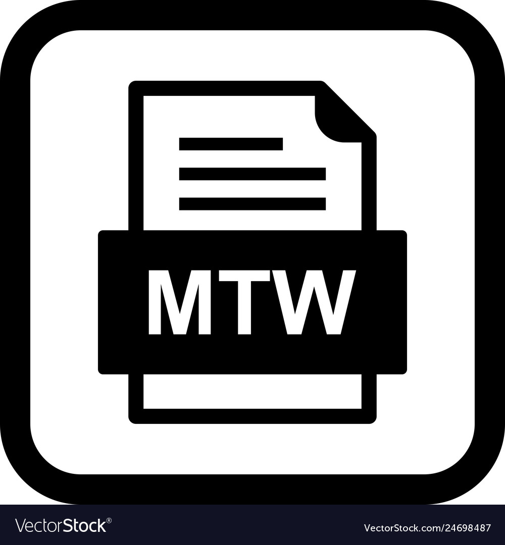 Mtw file document icon