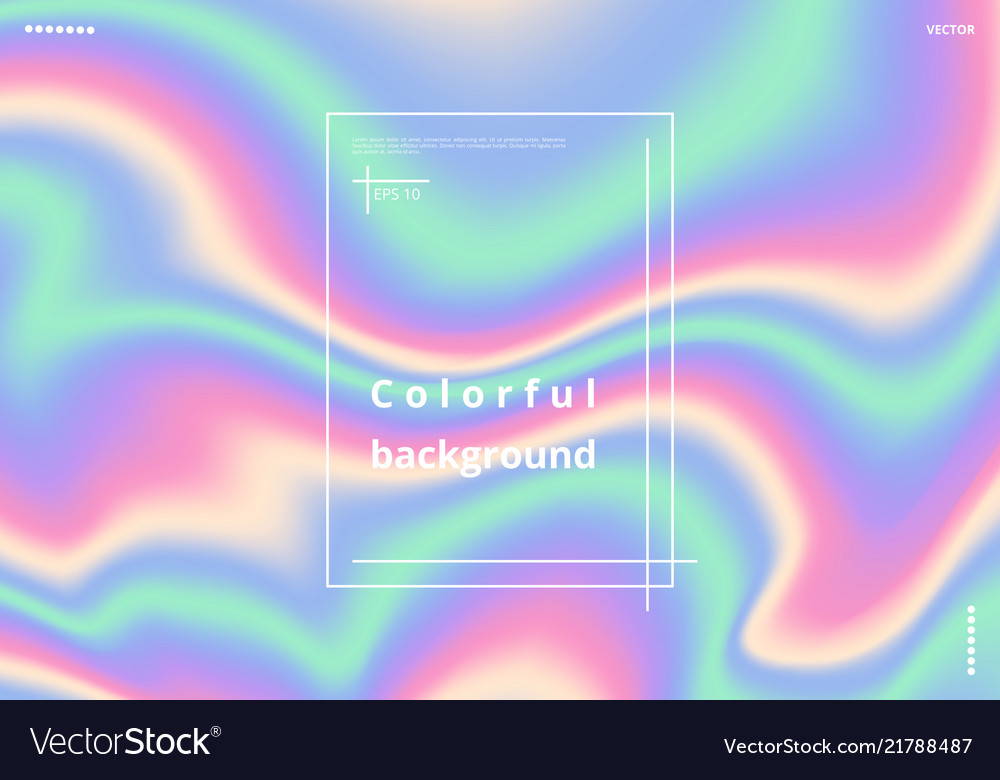 Multicolor holographic background