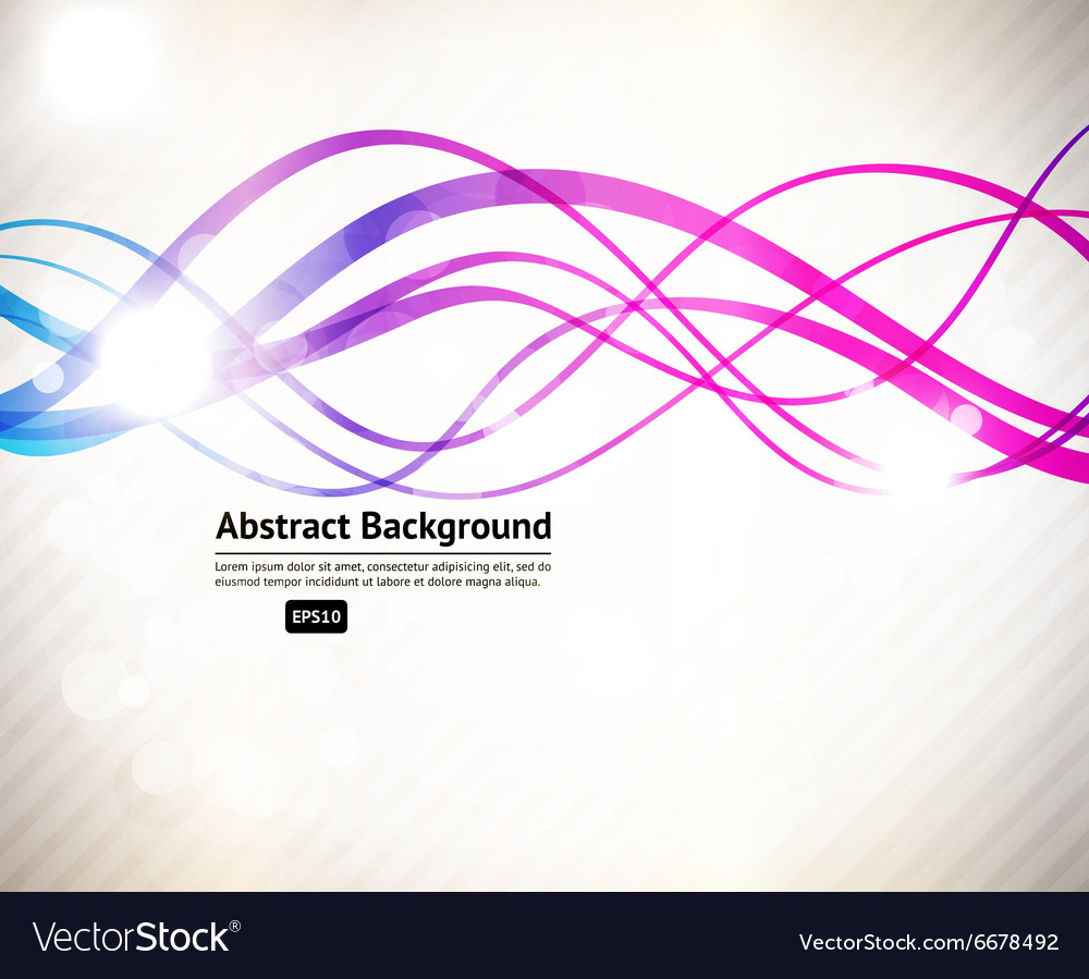 Abstract background with curved lines