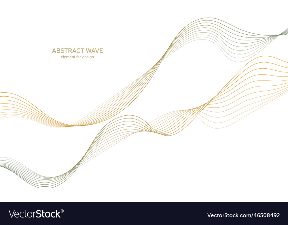 Abstract colorful wave element for design digital vector image Abstract colorful wave element for design digital