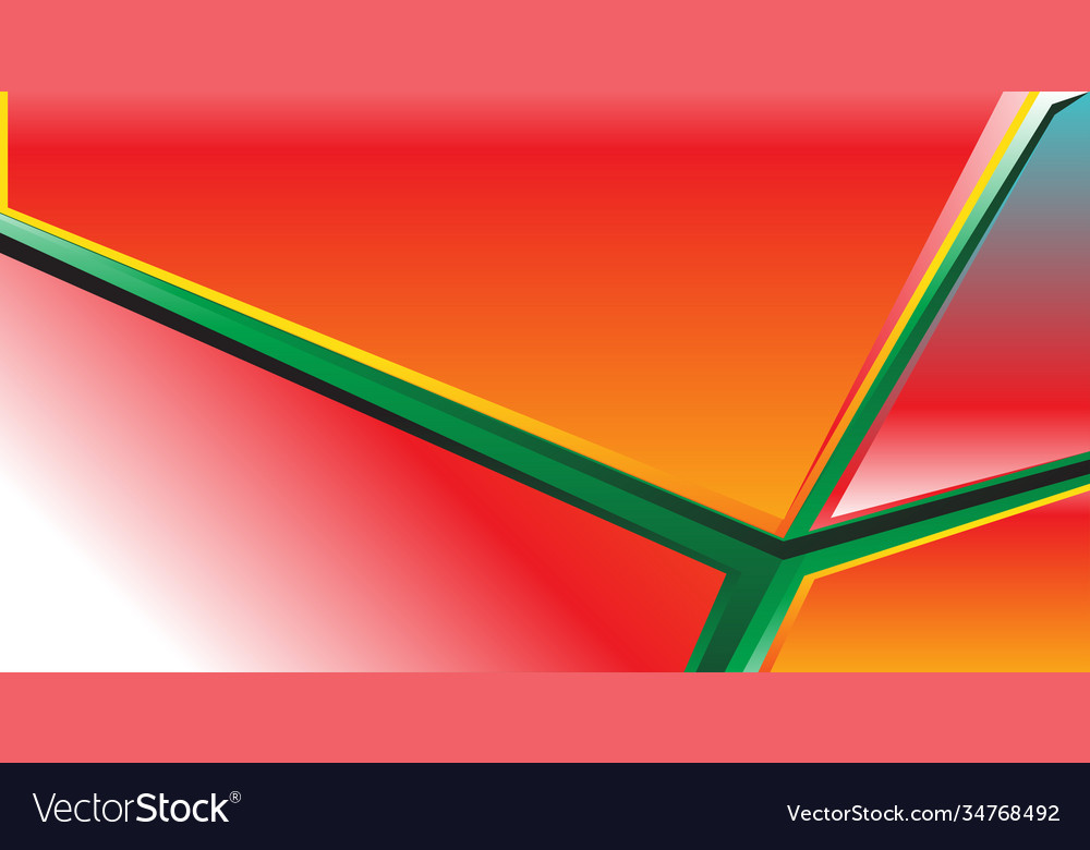 Abstract triangle geometric background template vector image Abstract triangle geometric background template