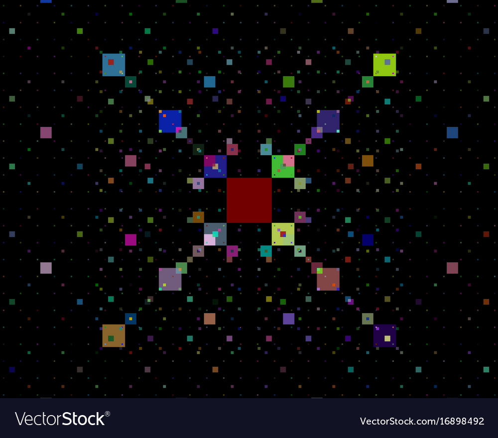 Background of different squares