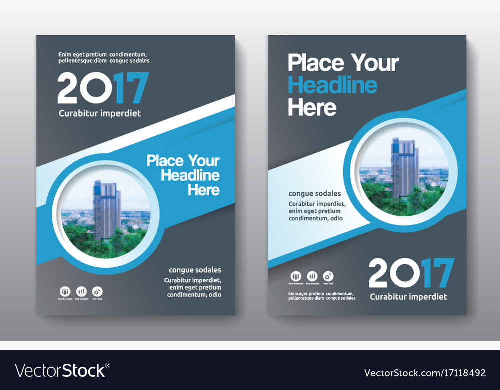 Stadt Hintergrund Business Buch Abdeckung Design