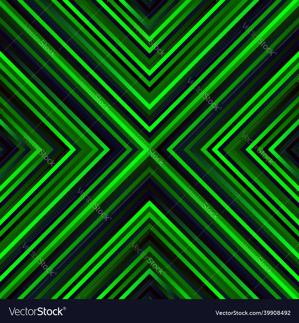 Crazy squares psychedelic green geometric pattern vector image Crazy squares psychedelic green geometric pattern