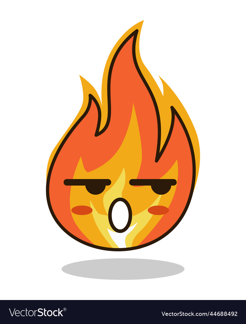 Emoji fire wow badmood