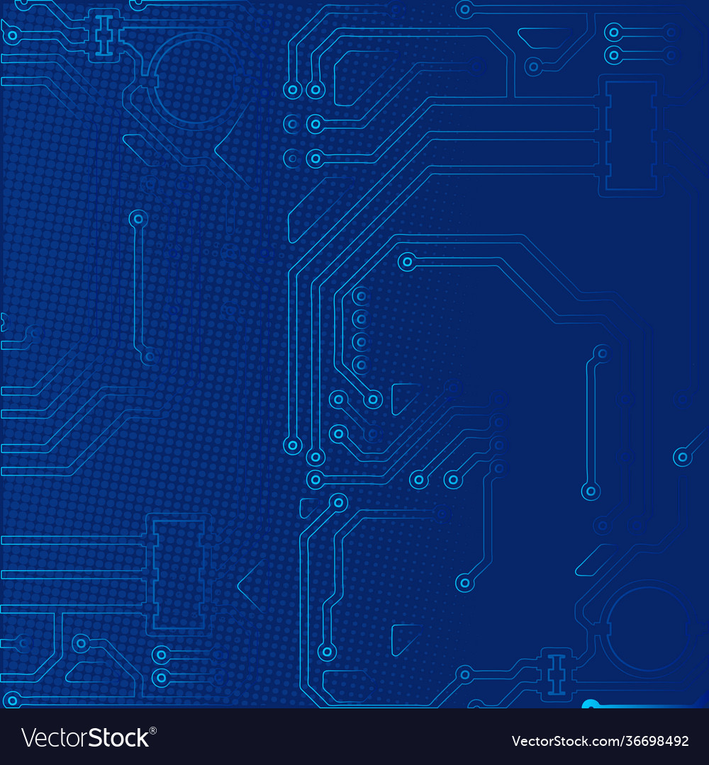 High tech technology geometric and connection Vector Image High tech technology geometric and connection