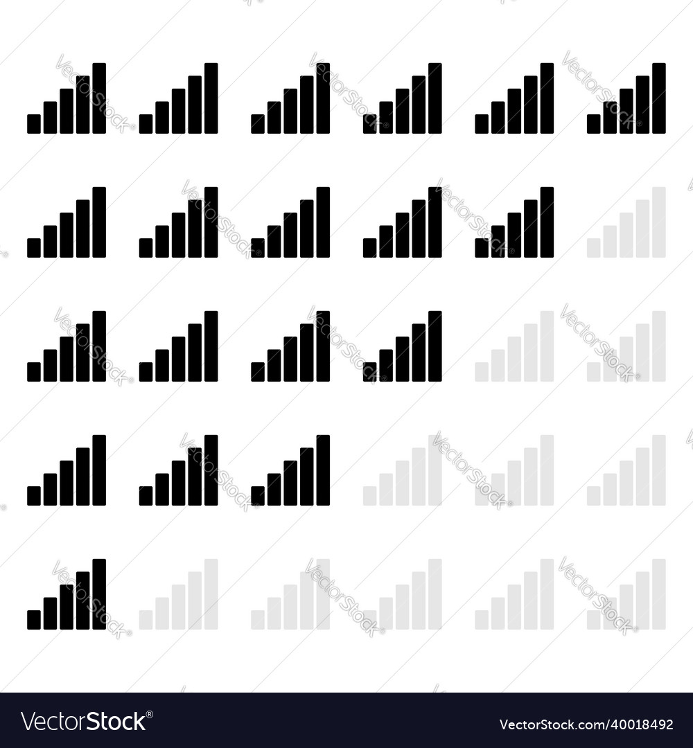 Level progress indicator icon meter gauge vector image Level progress indicator icon meter gauge