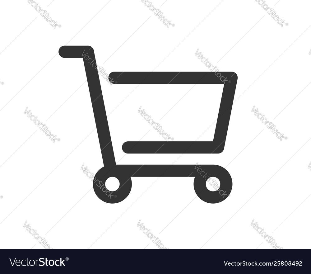 Shopping cart icon Royalty Free Vector Image - VectorStock