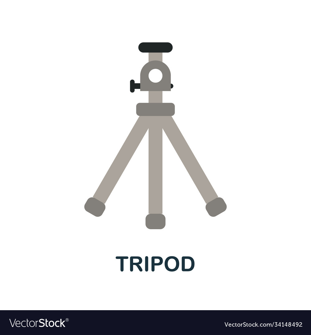 Tripod icon simple element from blogging