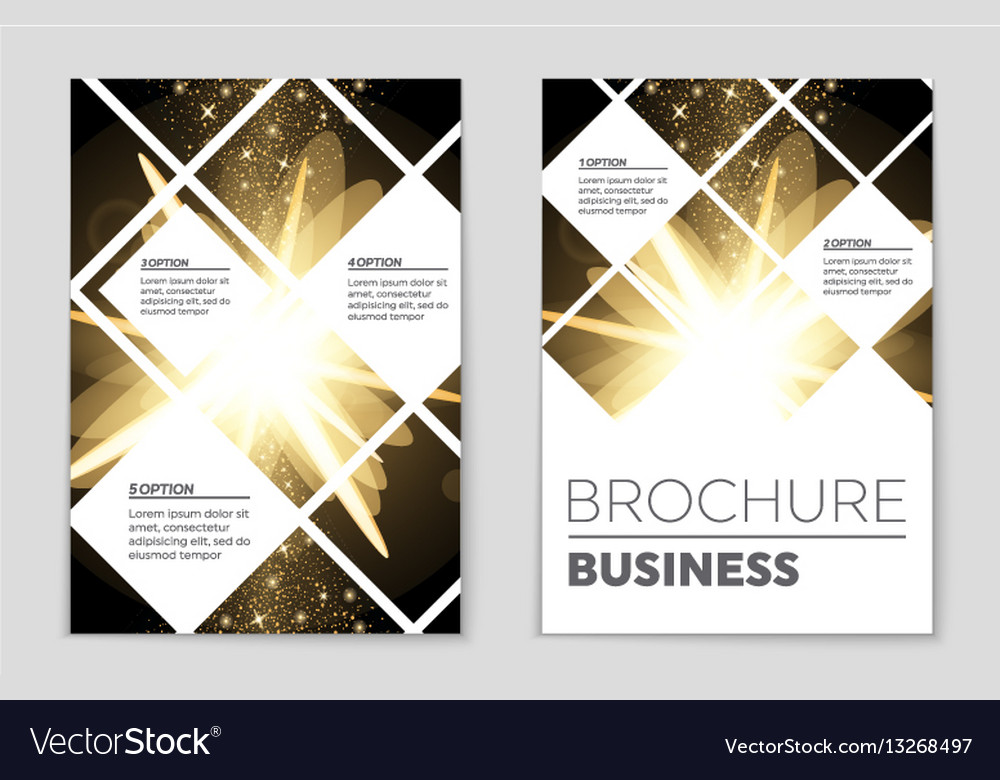 Abstract layout background set for art