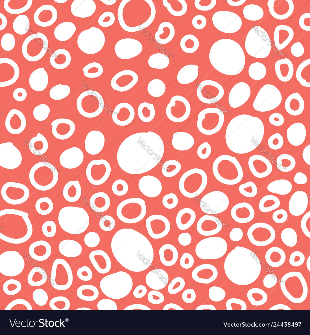 Abstract seamless blob coral pattern