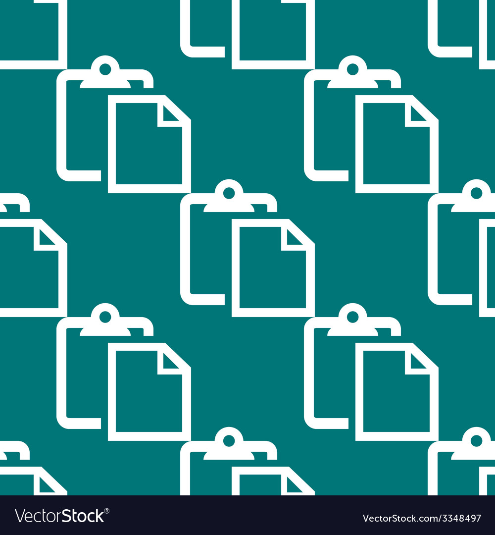 Blank paper web icon flat design seamless pattern Vector Image