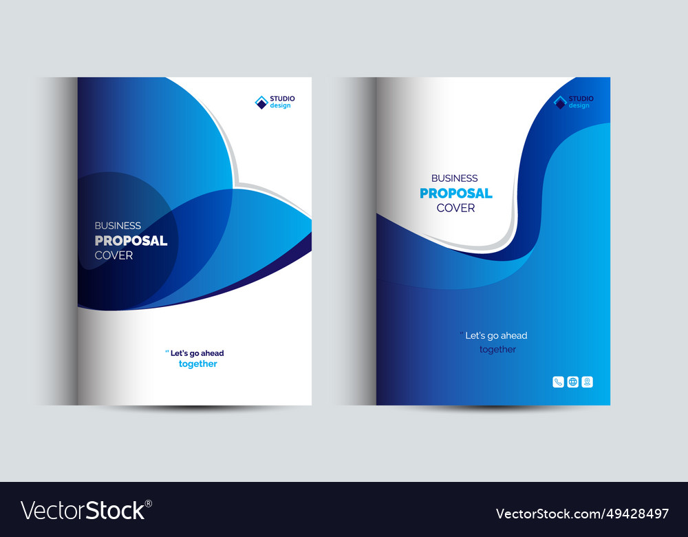 Business-Vorschlag decken Design Template-Konzepte vector image Business-Vorschlag decken Design Template-Konzepte
