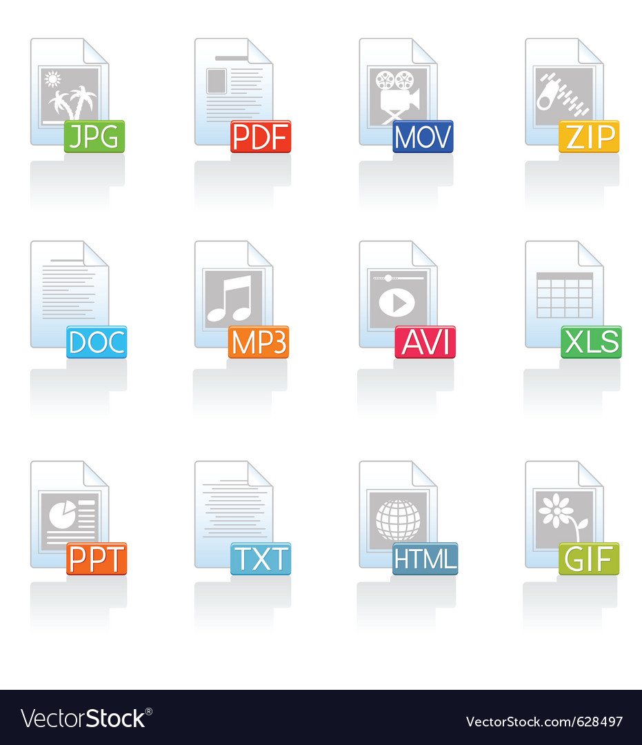 File Format Icons Set