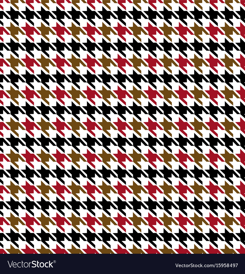 Hounds tooth seamless pattern