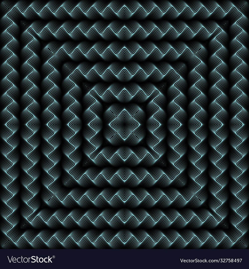 Line pattern with distortion effect