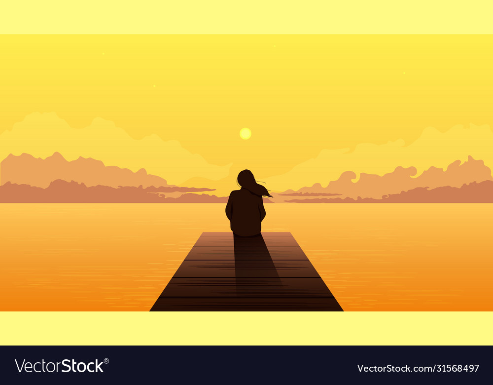 https://cdn3.vectorstock.com/i/1000x1000/84/97/lonely-girl-silhouette-on-sunset-sad-alone-dreamy-vector-31568497.jpg