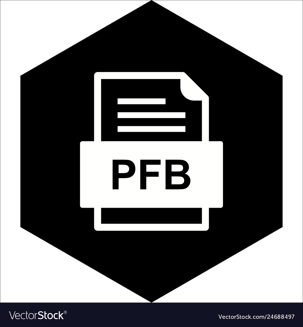 Pfb file document icon