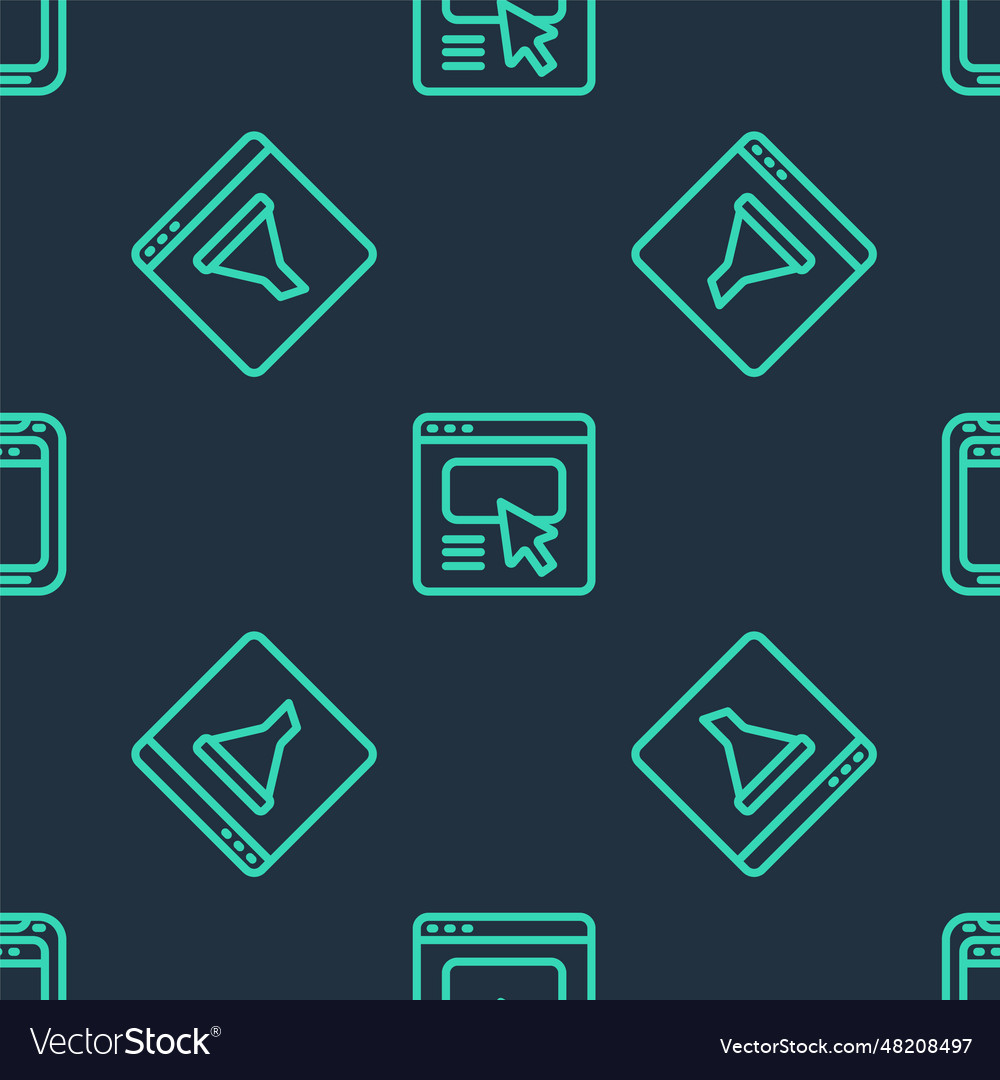 Set line ui or ux design browser window vector image Set line ui or ux design browser window