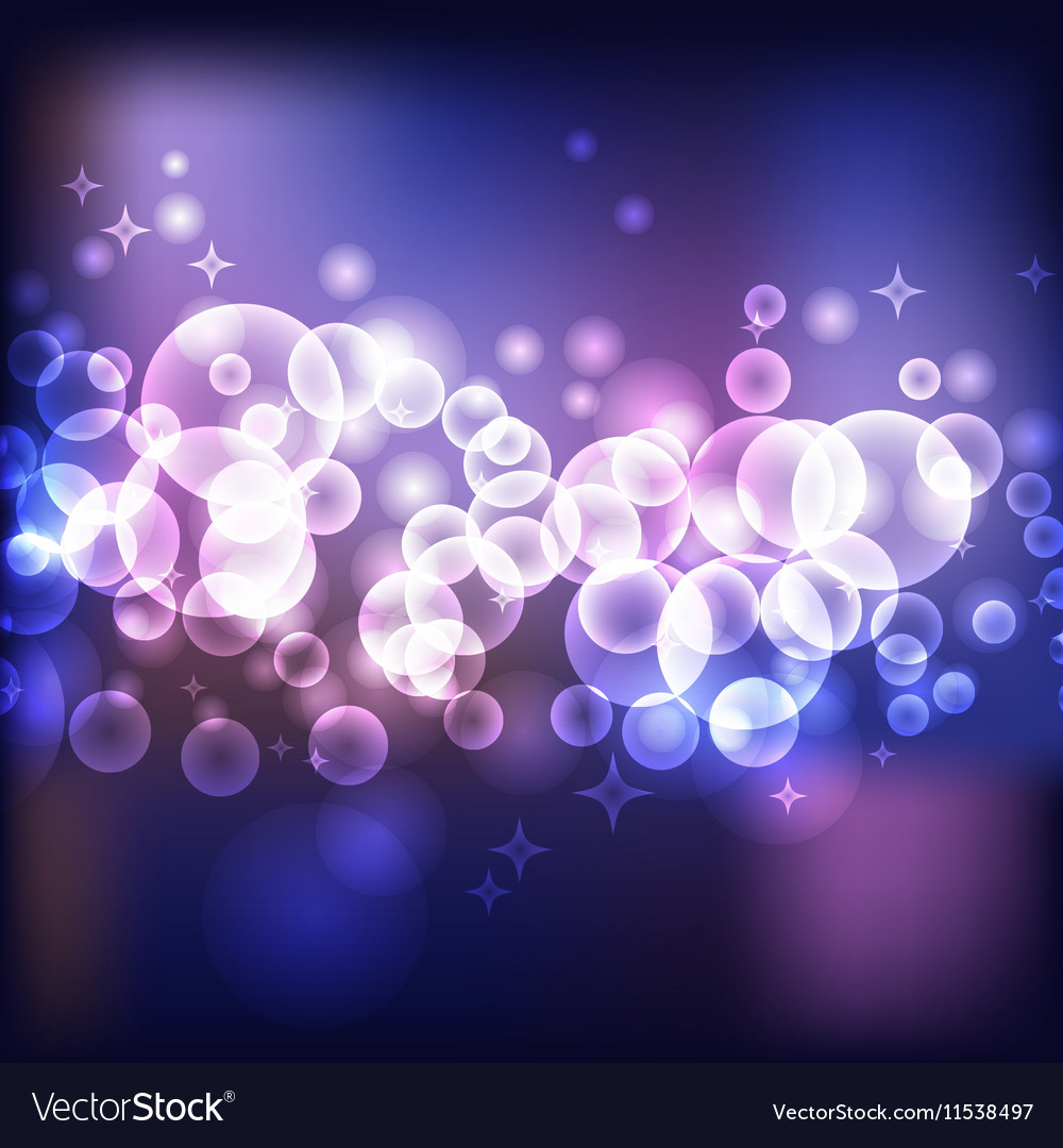 Transparent bokeh effect