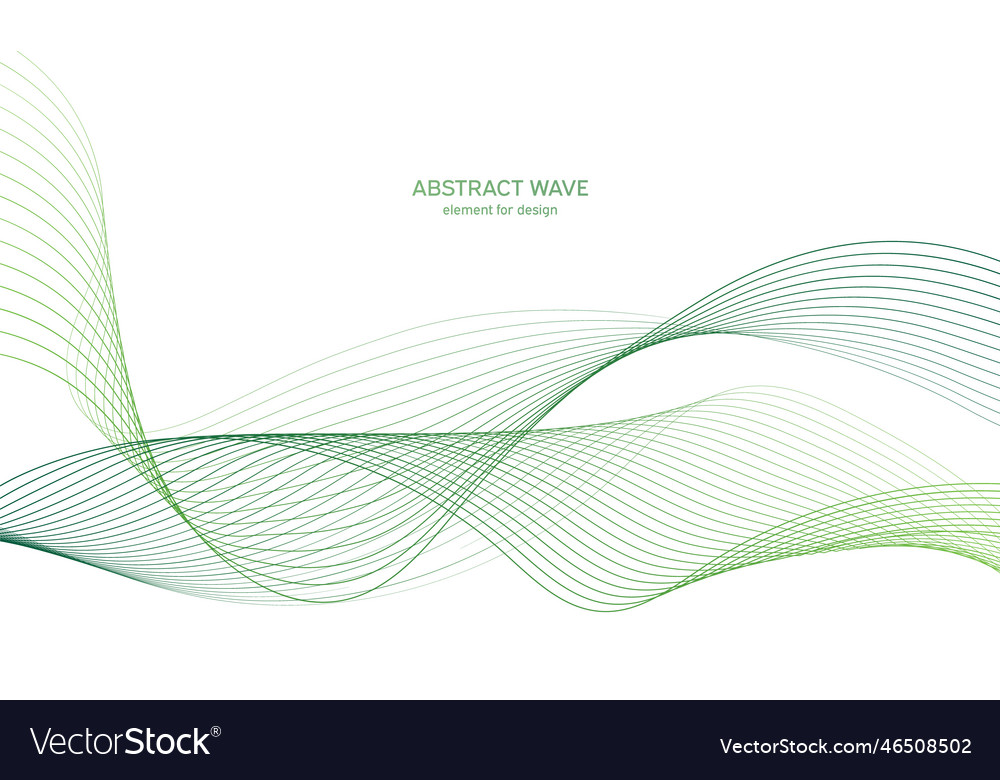 Abstract colorful wave element for design digital vector image Abstract colorful wave element for design digital