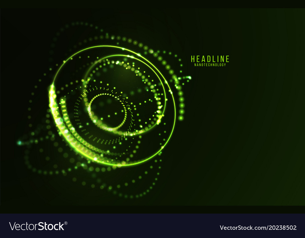 Abstract futuristic hud 3d object