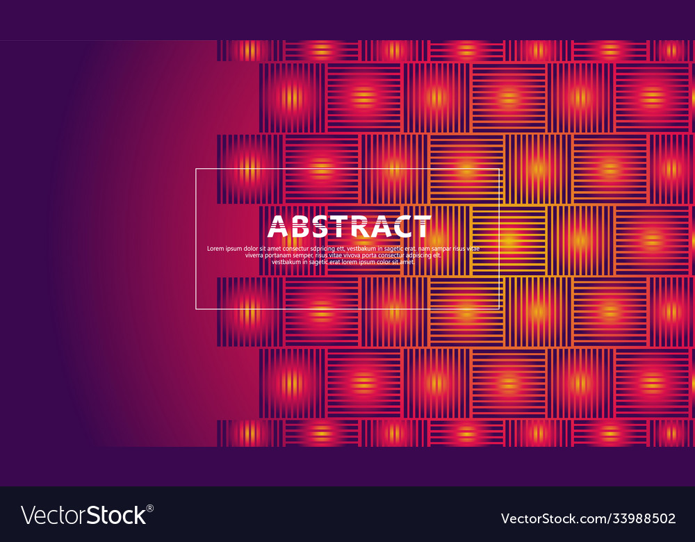 Abstract lines on rectangular shape background vector image Abstract lines on rectangular shape background