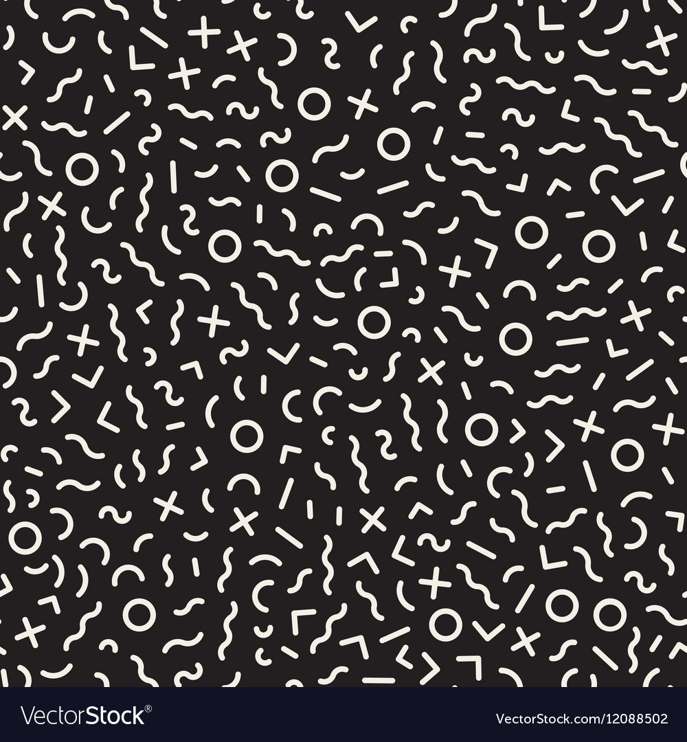 Geometric Line Scatter Pattern