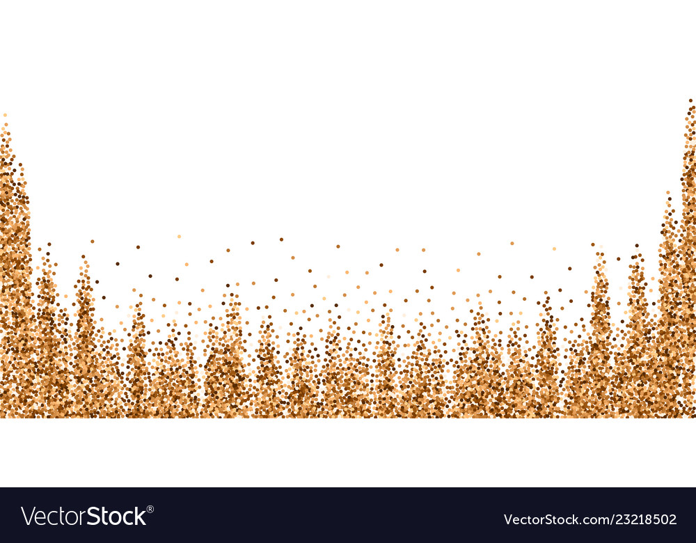Red round gold glitter luxury sparkling confetti vector image Red round gold glitter luxury sparkling confetti
