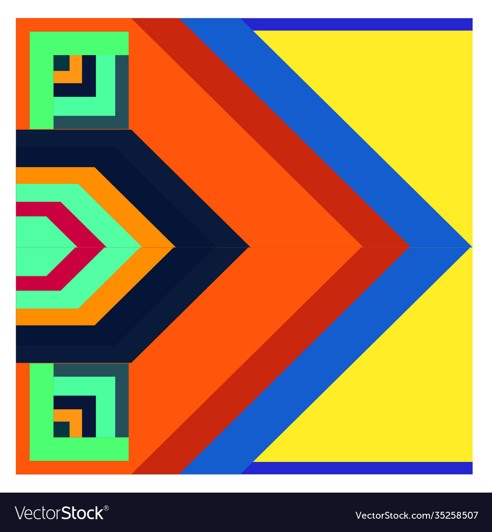 Colorful geometric and curve background pattern Vector Image Colorful geometric and curve background pattern