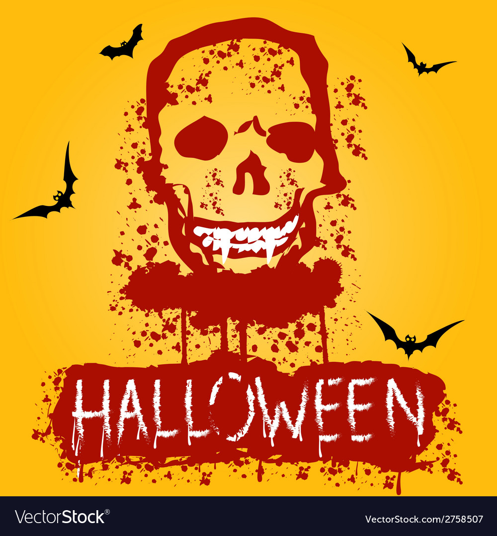 Halloween Zombie Party Poster