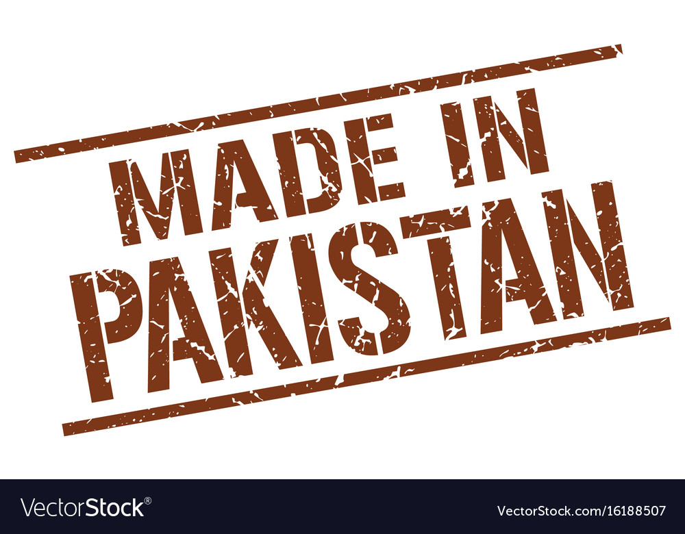 Made in pakistan stamp